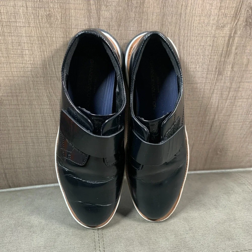Cole‎ Haan Grand Evolution Womens Size 5D Black Loafer Shoes W08364 Round Toe